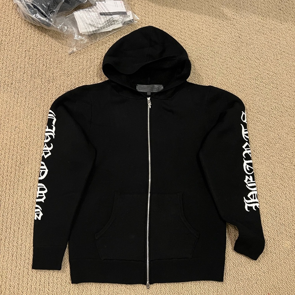 MChrome Hearts Cashmere Full Zip Sweater